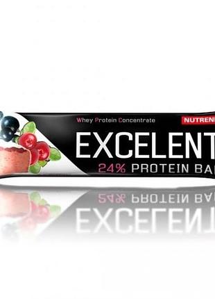 Спортивный батончик nutrend excelent protein bar, 85 грамм - черная смородина с клюквой (720743)