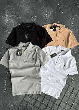 Чоловіча футболка поло на ґудзиках від polo ralph lauren