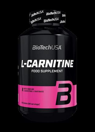 Жиросжигатель biotech l-carnitine 1000 mg 60 таблеток (651201)