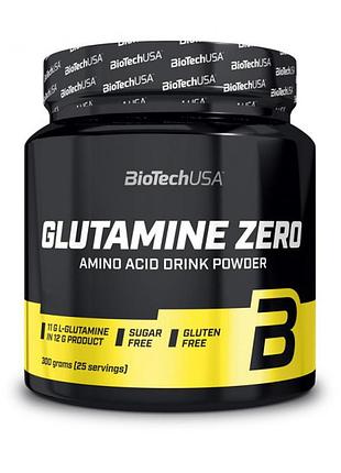 Амінокислота biotech glutamine zero, 300 грамів лимон (445214)