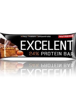 Спортивный батончик nutrend excelent protein bar, 85 грамм - шоколад с орехом (720743)