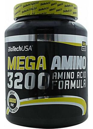 Аминокислота biotech mega amino, 500 таблеток(114001)