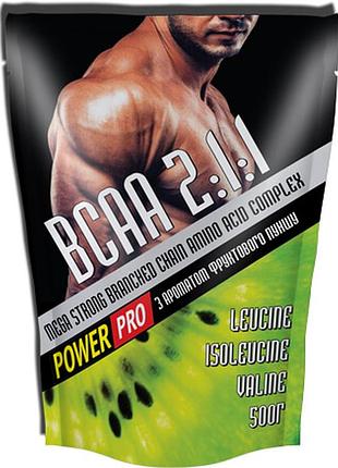 Аминокислота power pro bcaa 2:1:1 500 грамм фруктовый пунш (805501)