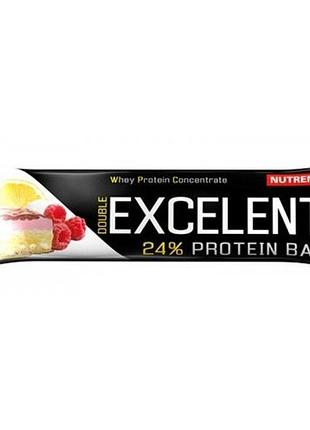Спортивный батончик nutrend excelent protein bar, 85 грамм - лимон + творог + малина с клюквой (double - двуслойная начинка)