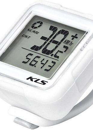 Велокомпьютер беспроводной kls reflex белый 14 функций