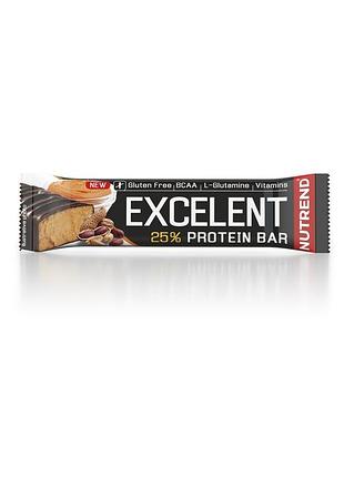 Спортивный батончик nutrend excelent protein bar, 85 грамм - арахисовое масло (720743)