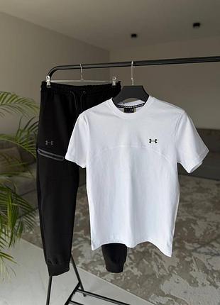 Літній чоловічий спортивний костюм футболка і штани under armour