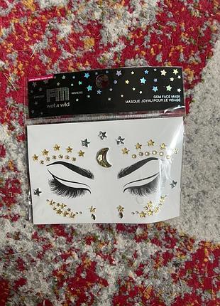 Маска наклейка на обличчя gem face mask