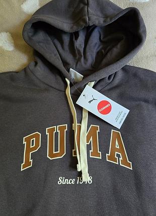 Базовое мужское худи на флисе от puma, оригинал, размер s, новое