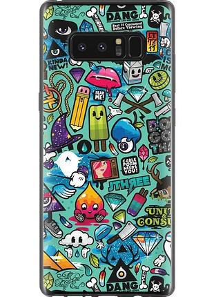 Чохол силіконовий на телефон samsung galaxy note 8 стікер бомбінг 1 "693u-1020-58250"