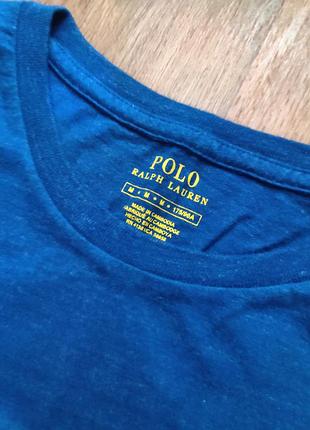 M / ralph lauren / t-shirt / мужская футболка синего цвета