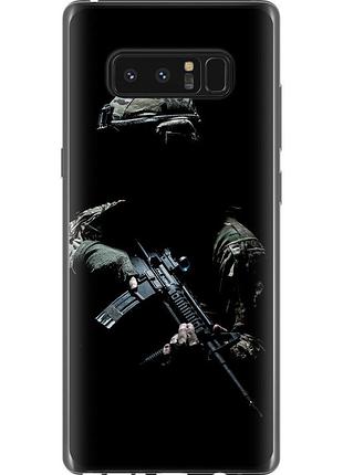 Чохол силіконовий патріотичний на телефон samsung galaxy note 8 захисник v3 "5226u-1020-58250"