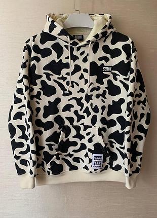 ​🔥 худи sidemen (sdmn) "mooo" – cow print edition мужское / unisex»
