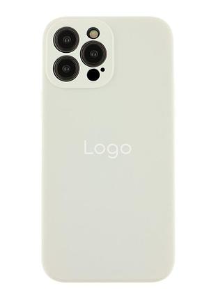 Чохол silicone case full із захистом камери для iphone 13 pro white