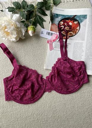 34dd / 75dd мереживний бюстгальтер з мʼякою чашкою george