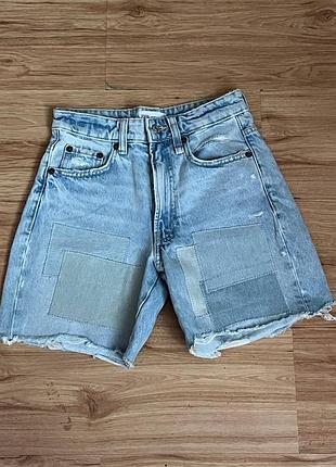 Шорти zara, джинсові, розмір 32