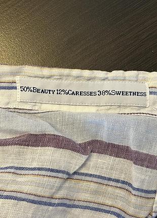 Etro рубашка 100% лён 7