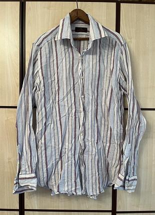 Etro рубашка 100% лён