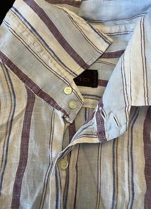 Etro рубашка 100% лён 8