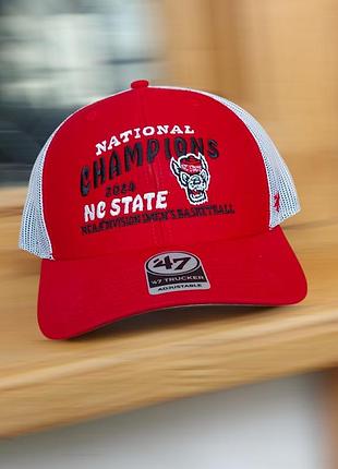 Бейсболка оригінал кепка nc sfate wolfpack тракер ncaa usa північна кароліна сша нфл млб нба nba nhl mlb nfl new era 47 brand adidas nike puma ny