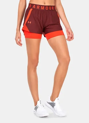 Женские спортивные шорты under armour play up 2-в-1