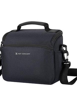 Сумка через плечо для фотоаппарата k&f concept camera sling bag 5l urban wander 05 (темно-синый) (kf13.179v1)