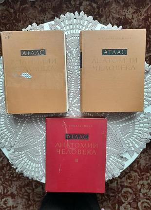 Атлас анатомії людини  р.д.синельникова в трьох томах