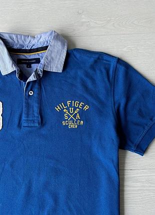 Теніска tommy  hilfiger синя 3