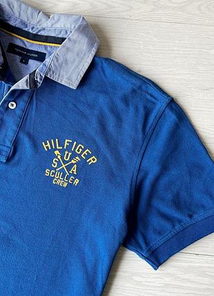 Теніска tommy  hilfiger синя 5