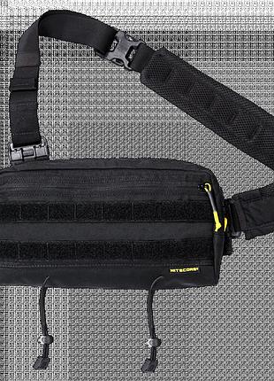 Универсальная водонепроницаемая сумка-слинг на пояс nitecore slb03 черная 1,6л