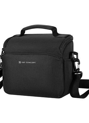 Сумка через плечо для фотоаппарата k&f concept camera sling bag 5l urban wander 05 (черный) (kf13.179)