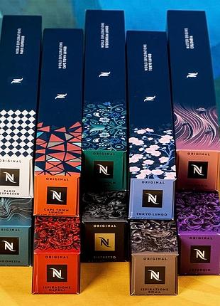 Набір кавових капсул nespresso original travel around the world, 100 капсул