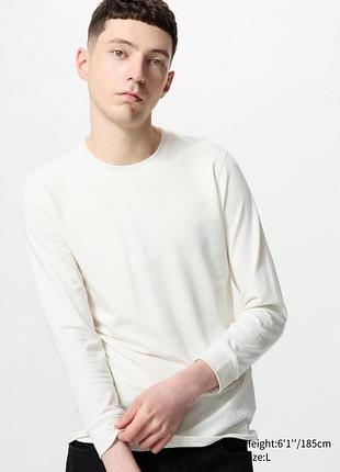 Чоловічий лонгслів uniqlo з технологією heattech