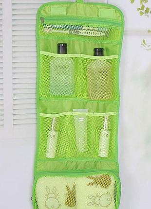 Органайзер дорожный сумочка косметичка travel storage bag. цвет: зеленый mx-42