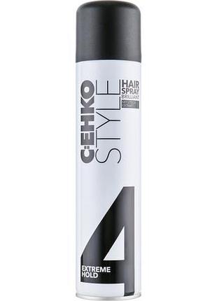 C:ehko style hairspray brilliant (4) - лак для волосся діамант з екстрактом лічі, суперсильна фіксація, 400мл