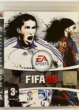 Fifa 08, б/в, англійська версія - диск для playstation 3
