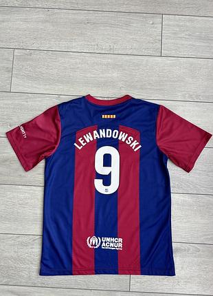 Дитяча футбольна футболка роберт левандовський барселона найк nike barcelona robert lewandowski 26 розмір