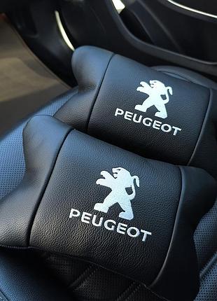 Подушка под шею для автокресла peugeot, подушка для поддержания шеи в авто подарок дорожная np-47