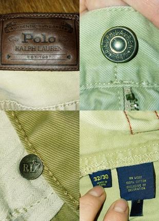 Джинсы бежевые брюки polo ralph lauren2 фото