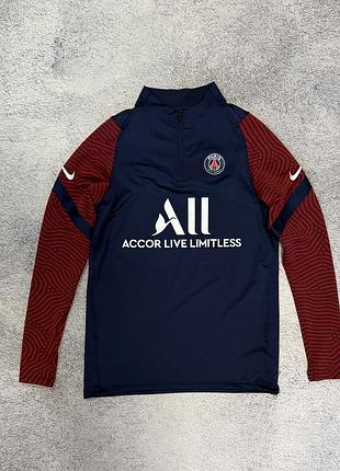 Nike psg strike drill 2020 чоловіча тренувальна спортивна  кофта dri - fit