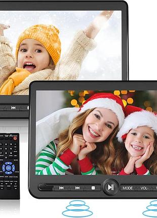 Arafuna hd1013b - 10,5-дюймовий портативний dvd-програвач з двома екранами, акумуляторний автомобільний екран