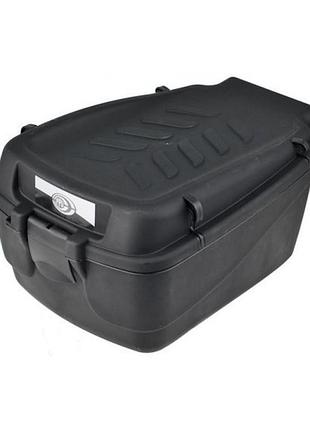 Контейнер на багажник bike box 27x20x15 cm чорний з червоним (kos033)