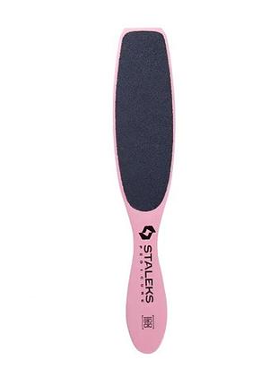 Терка для стоп деревяна staleks beauty & care (100/180) ст abc-20/3