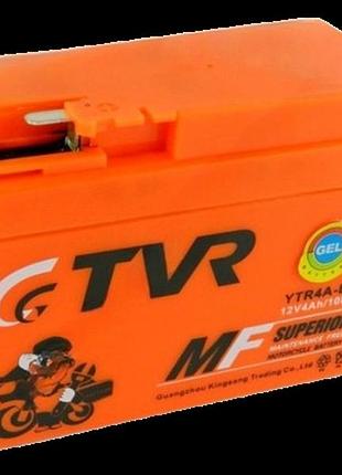 Акб 4а tvr ytr4a-bs (gel) 12 v для скутерів honda zx (113×49×86)