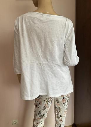 Белый лонгслив/ xl/ 4