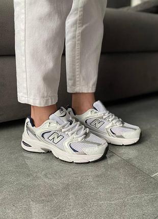 Кроссовки new balance 530 white silver