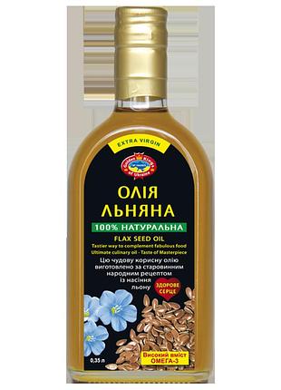 Лляна олія (нераф.), 350 мл