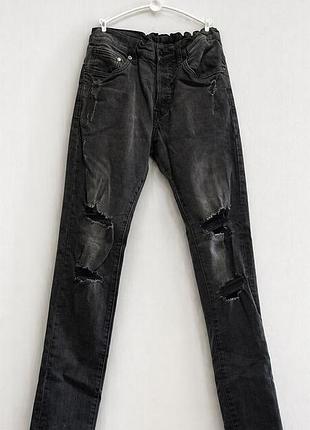 👖 чорні джинси h&m denim skinny
