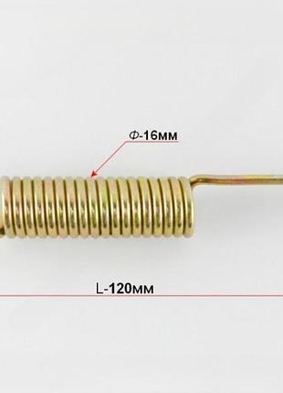 Пружина центральной подножки suzuki lets (l-127 мм, ø15 мм)