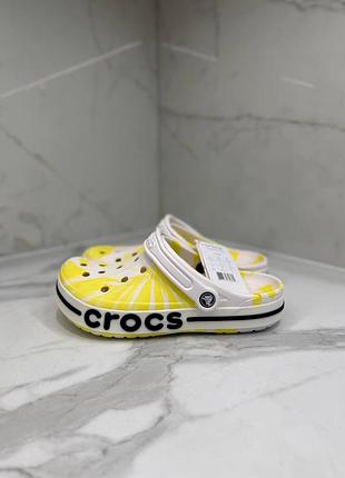 Crocs bayaband унісекс жовто білі !